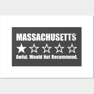 Massachusetts One Star Review Posters and Art